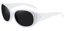 Load image into Gallery viewer, MIZHO 2020 Plastic Polaroid UV400 Sunglasses Women Luxury Brand Sexy Crystal Trendy Ladies Retro Goggle Polarized Driving Oval