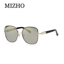 Load image into Gallery viewer, MIZHO Brand Copper Metal Square Polarized Sunglasses For Women Mirror Blue Luxury Fashion Eyewear Steampunk HD Visual Oculos