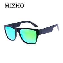 Load image into Gallery viewer, MIZHO Brand GREEN Hip Hop Square Polarized Sunglasses Men Fashion Plastic Woman Sunglasses Polaroid UV True Vision True Oculos
