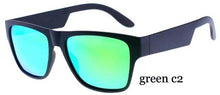 Load image into Gallery viewer, MIZHO Brand GREEN Hip Hop Square Polarized Sunglasses Men Fashion Plastic Woman Sunglasses Polaroid UV True Vision True Oculos