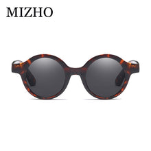 Load image into Gallery viewer, MIZHO Brand Hip Hop Mujer Black Retro Round Sunglasses Men Fashion Plastic Cobain Woman Sunglasses UV400 True Vision True Oculos