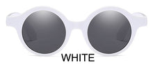Load image into Gallery viewer, MIZHO Brand Hip Hop Mujer Black Retro Round Sunglasses Men Fashion Plastic Cobain Woman Sunglasses UV400 True Vision True Oculos